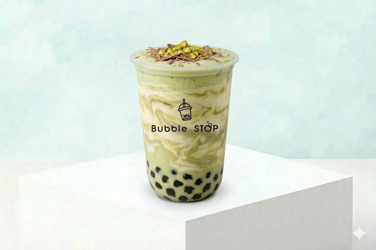 White chocolate pistacio