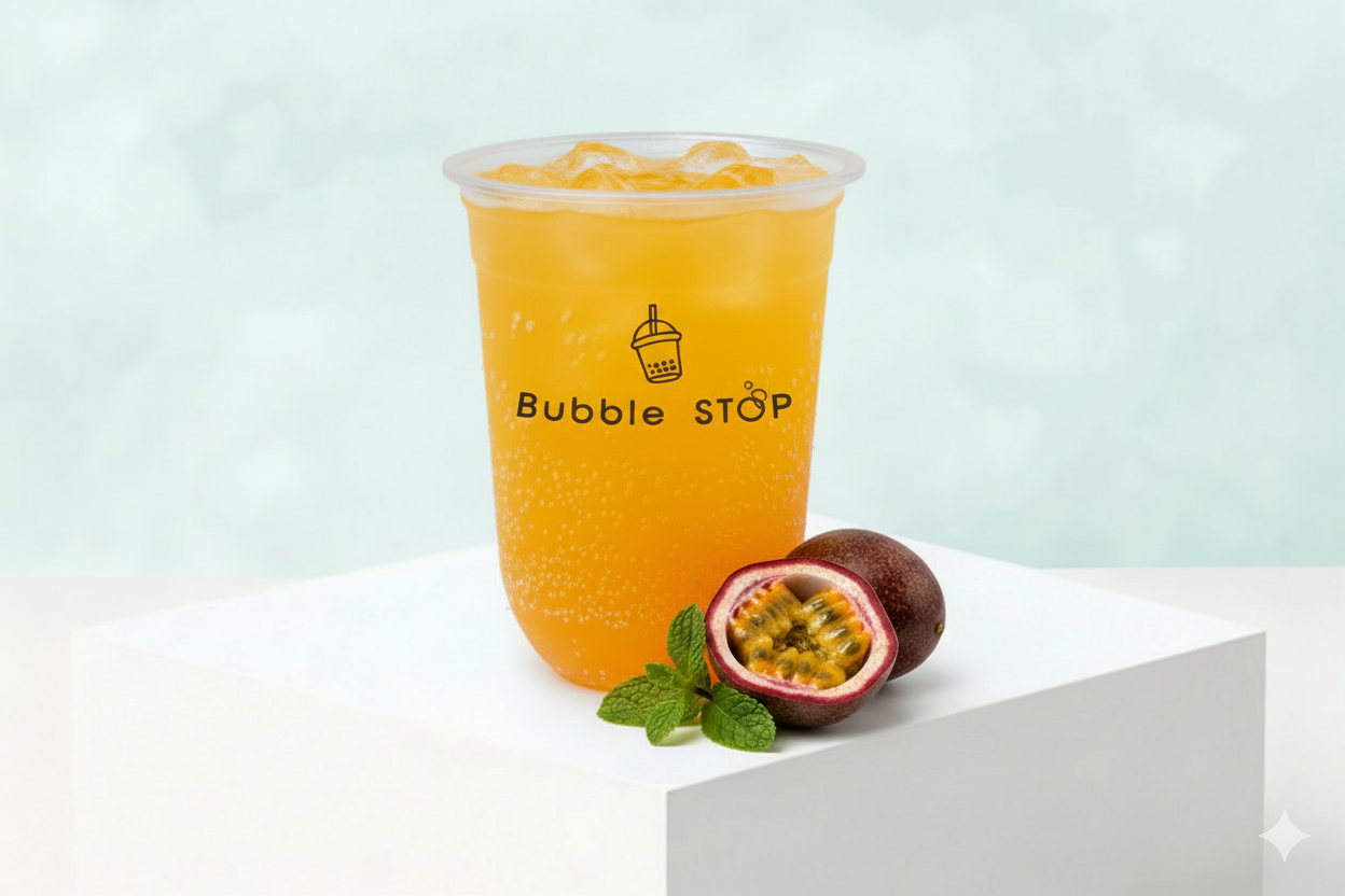 Passionfruit fizz mojito