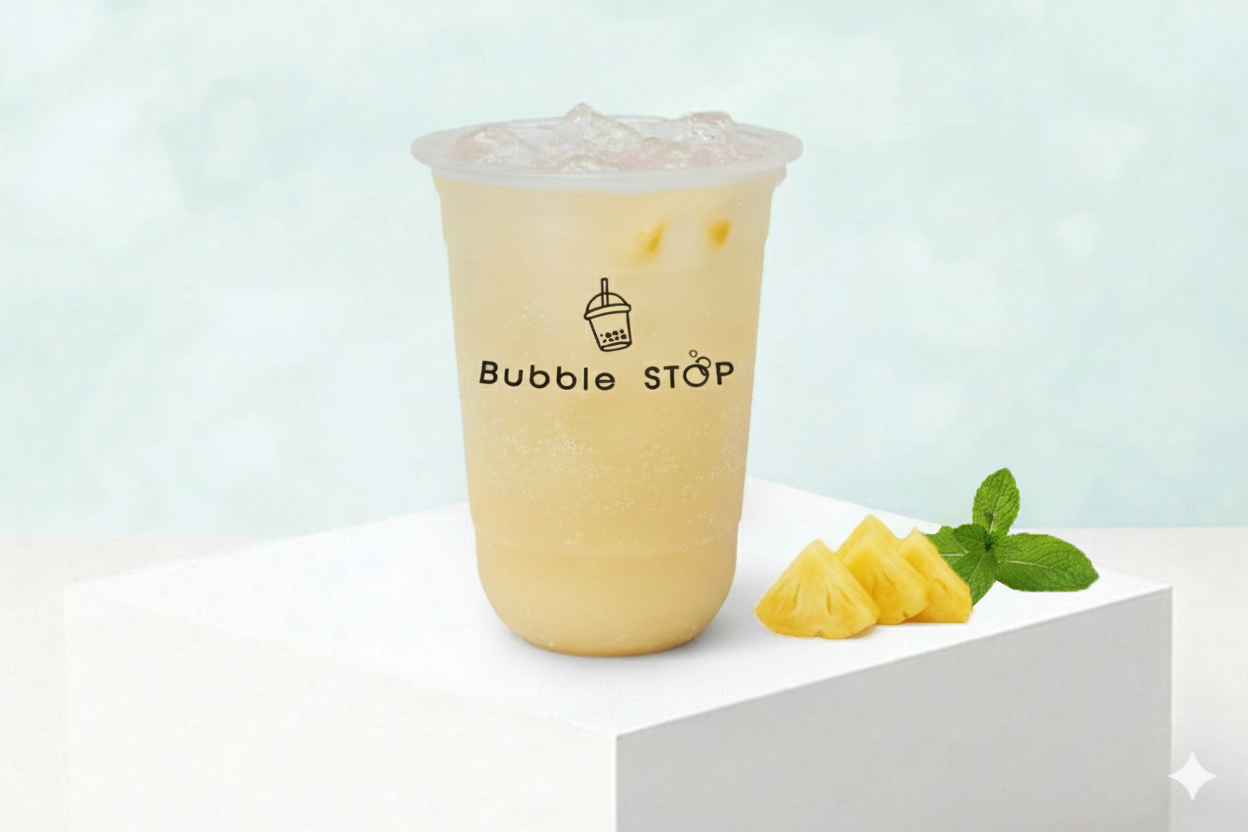 Pineapple fizz mojito