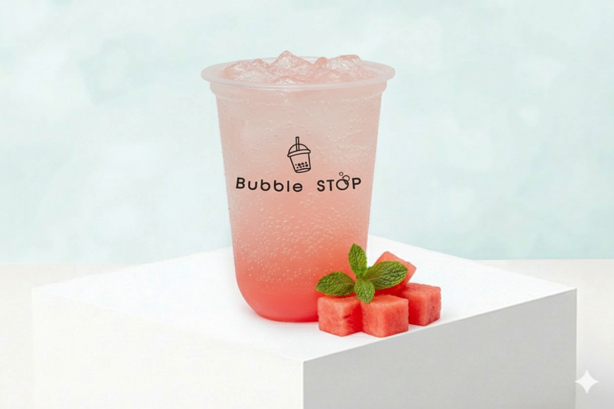 Watermelon fizz mojito